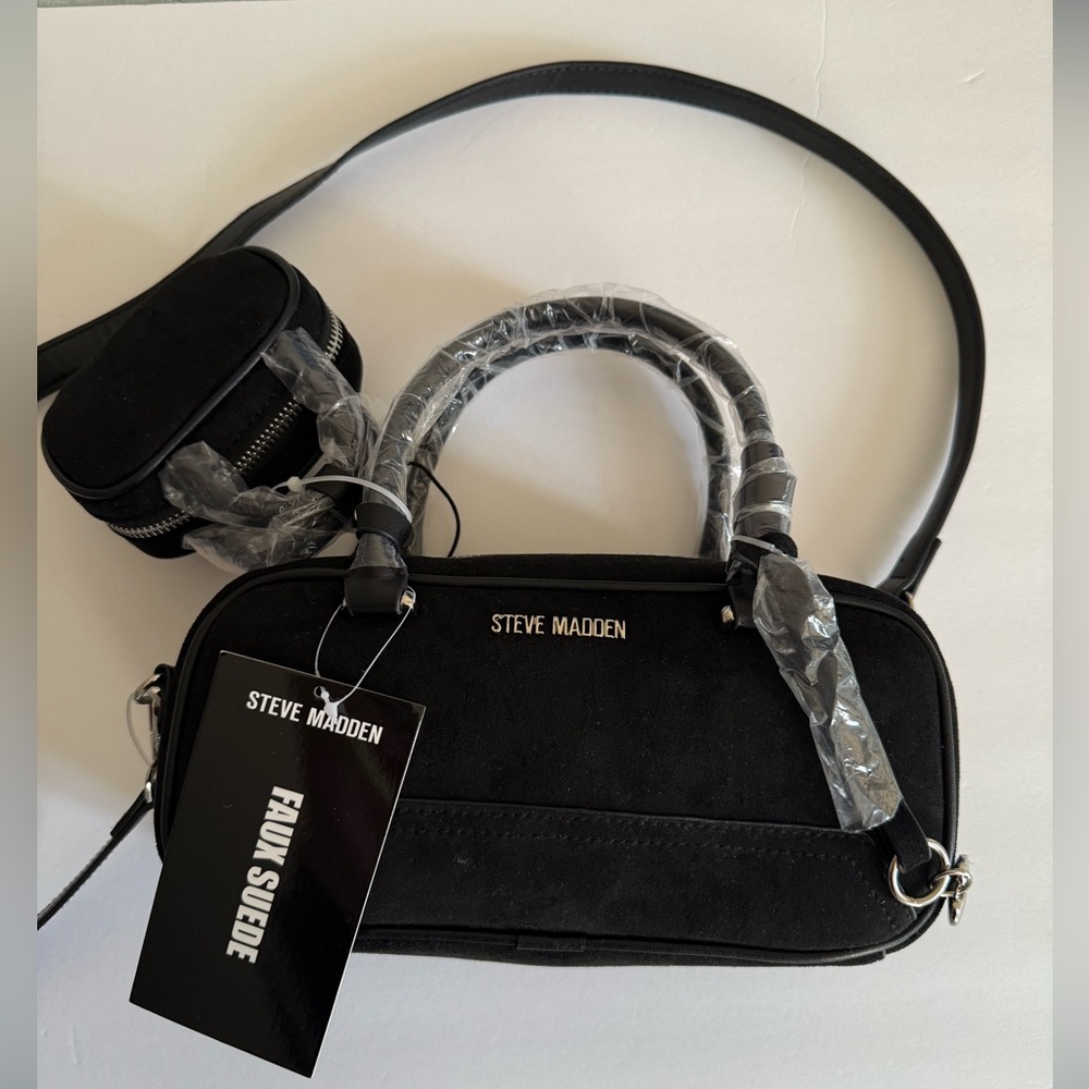 Steve Madden Suede Crossbody Handbag